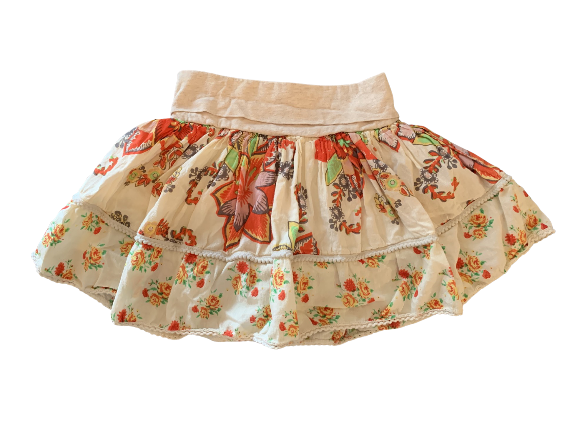 Girls Floral Skirt
